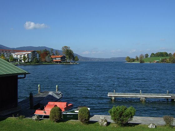 Bucht bei Rottach-Egern am Südende des Sees