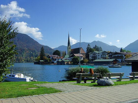 Blick auf Rottach-Egern