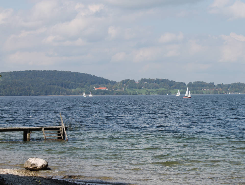 Segelboote auf dem Tegernsee